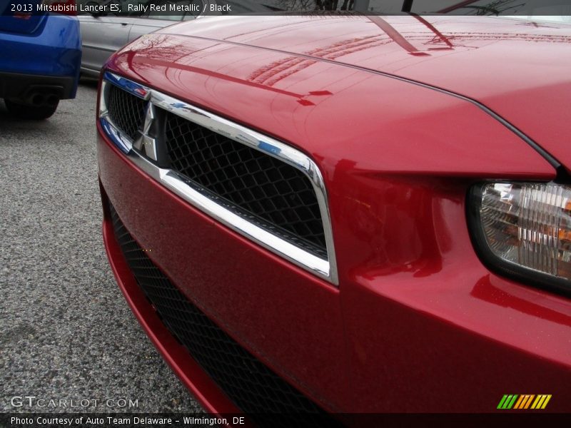 Rally Red Metallic / Black 2013 Mitsubishi Lancer ES