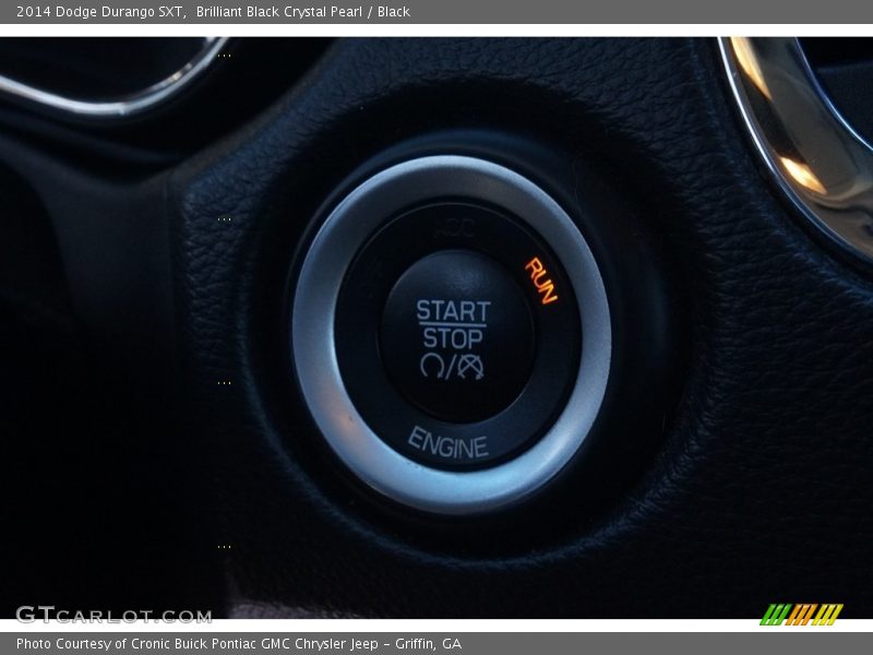 Brilliant Black Crystal Pearl / Black 2014 Dodge Durango SXT