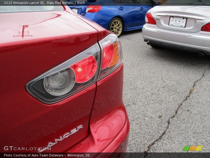 Rally Red Metallic / Black 2013 Mitsubishi Lancer ES
