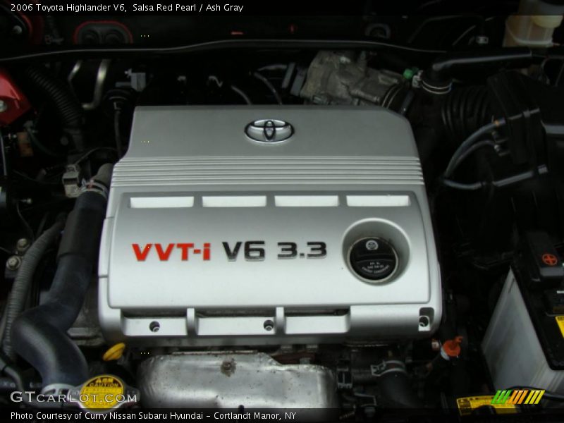 Salsa Red Pearl / Ash Gray 2006 Toyota Highlander V6