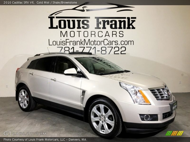 Gold Mist / Shale/Brownstone 2010 Cadillac SRX V6