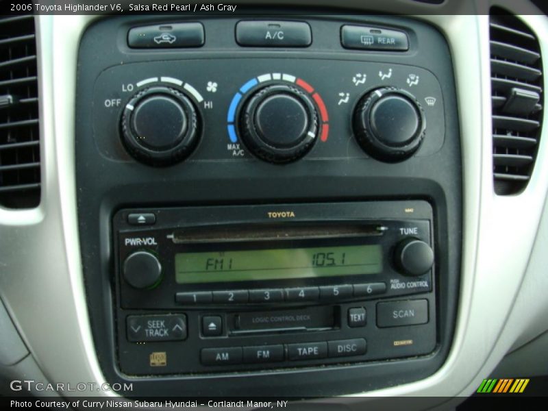 Salsa Red Pearl / Ash Gray 2006 Toyota Highlander V6