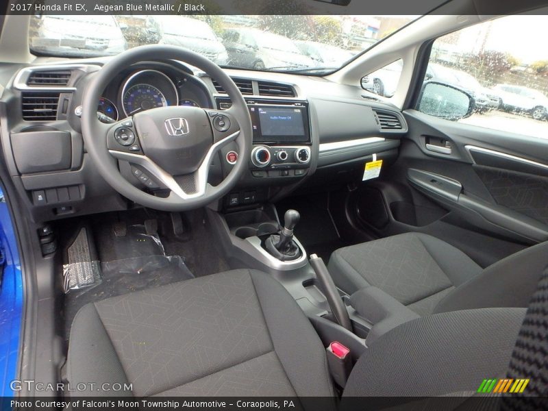  2017 Fit EX Black Interior