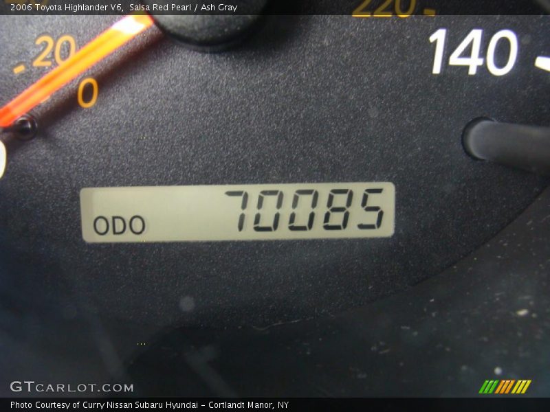 Salsa Red Pearl / Ash Gray 2006 Toyota Highlander V6