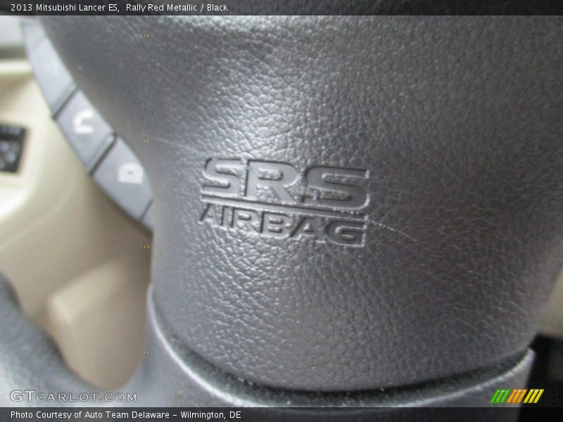 Rally Red Metallic / Black 2013 Mitsubishi Lancer ES