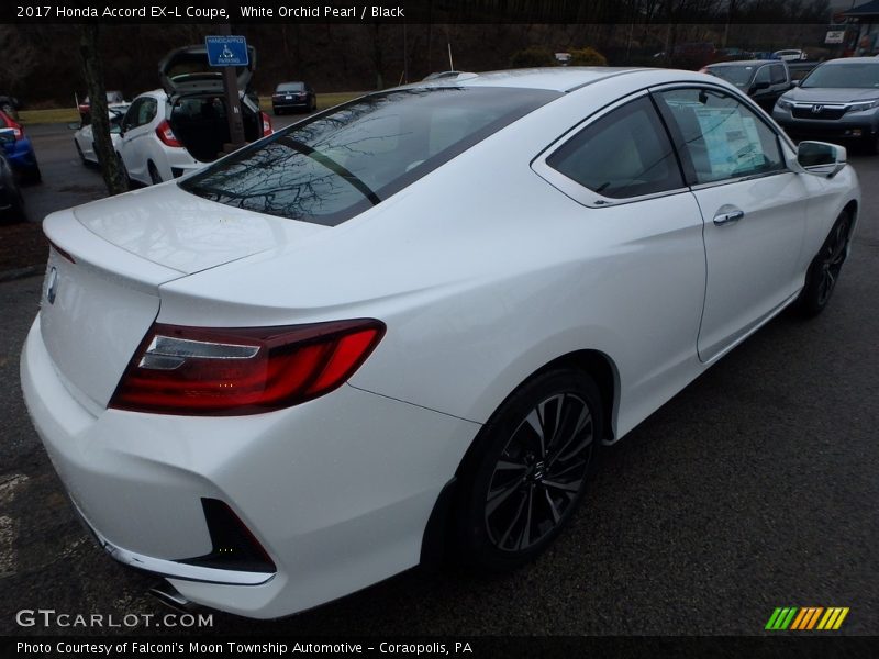 White Orchid Pearl / Black 2017 Honda Accord EX-L Coupe