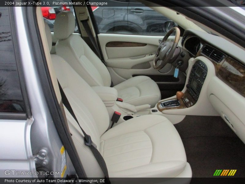 Platinum Metallic / Champagne 2004 Jaguar X-Type 3.0
