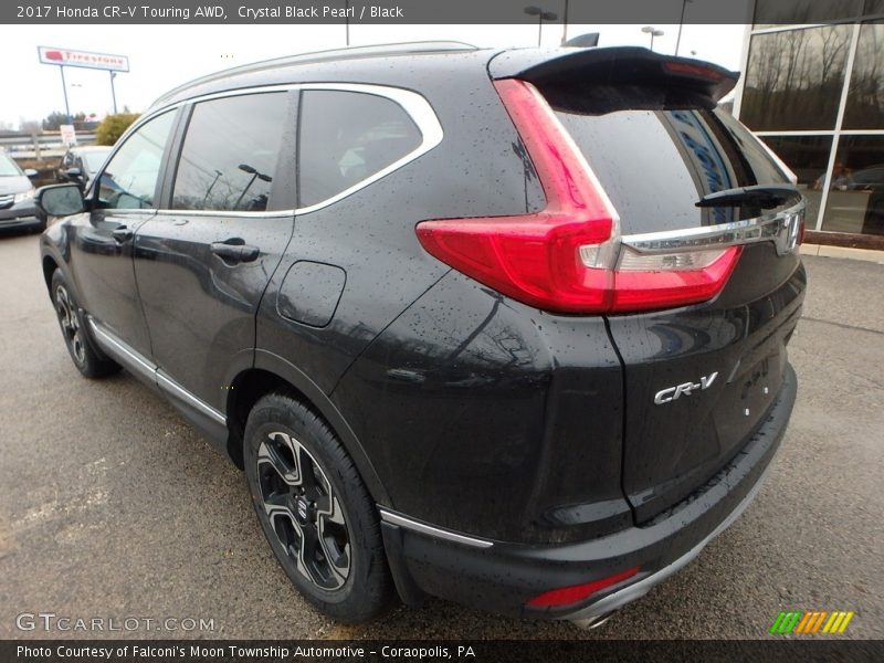 Crystal Black Pearl / Black 2017 Honda CR-V Touring AWD