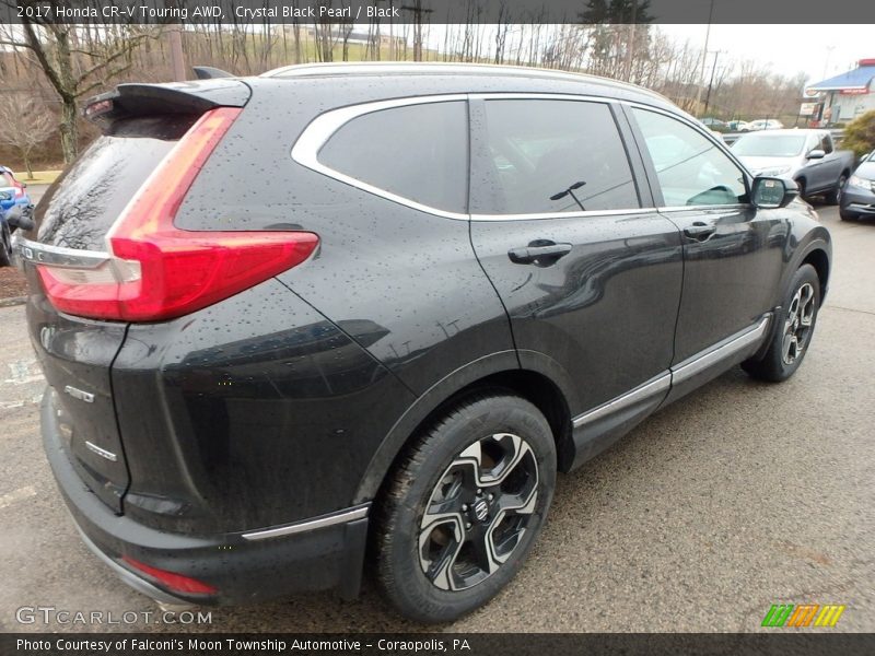Crystal Black Pearl / Black 2017 Honda CR-V Touring AWD