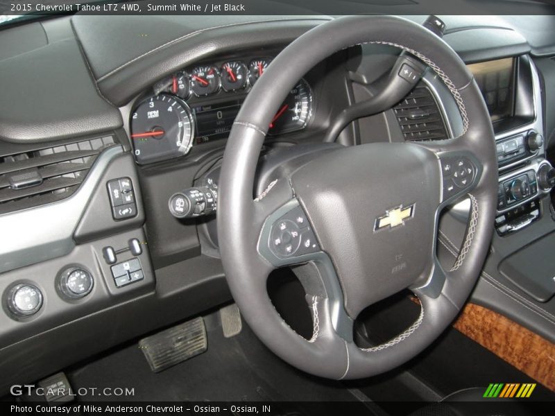 Summit White / Jet Black 2015 Chevrolet Tahoe LTZ 4WD