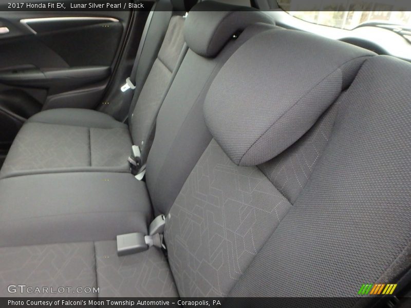 Lunar Silver Pearl / Black 2017 Honda Fit EX