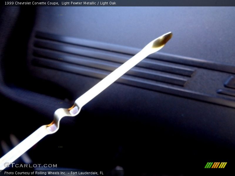 Light Pewter Metallic / Light Oak 1999 Chevrolet Corvette Coupe