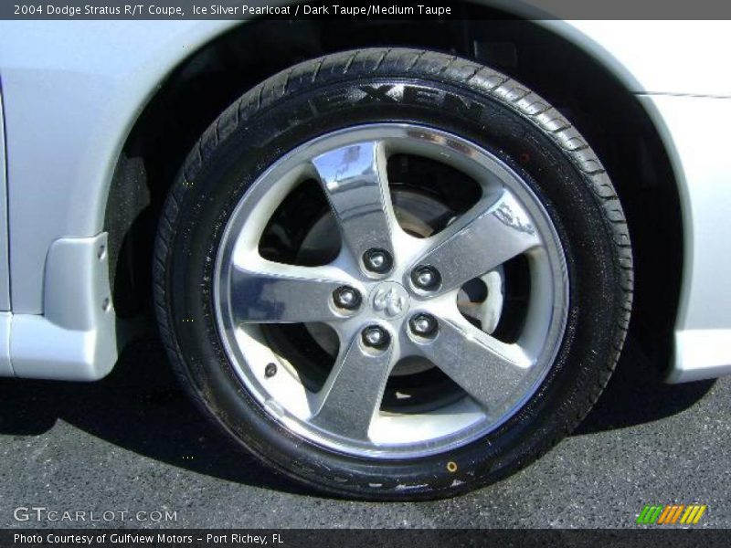 Ice Silver Pearlcoat / Dark Taupe/Medium Taupe 2004 Dodge Stratus R/T Coupe
