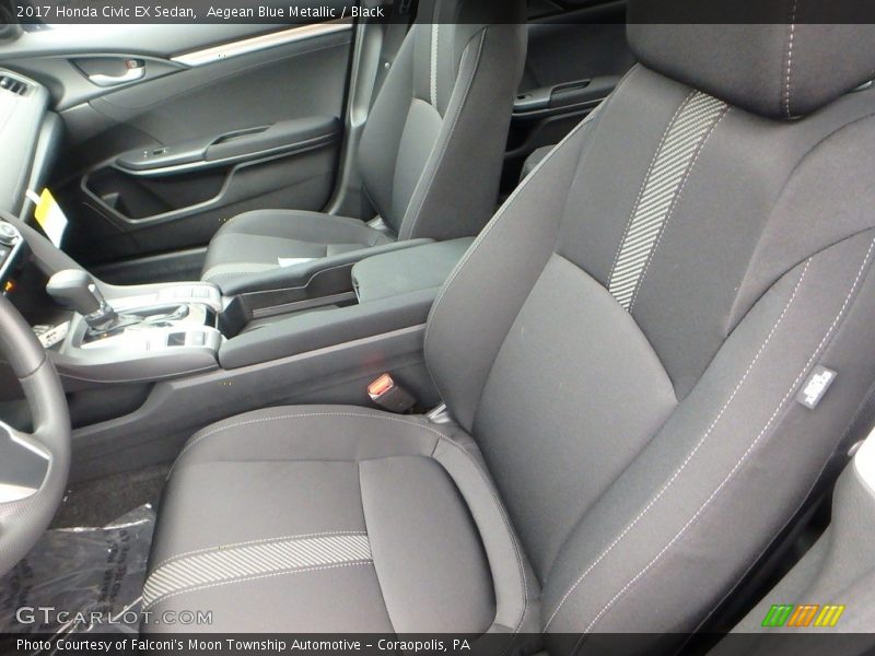 Front Seat of 2017 Civic EX Sedan