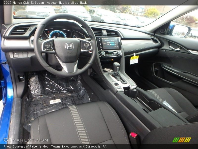  2017 Civic EX Sedan Black Interior