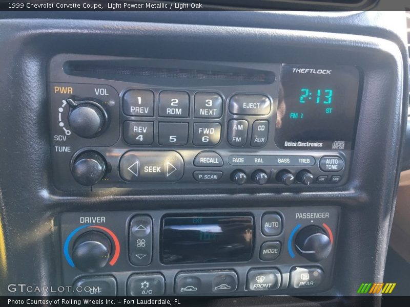 Light Pewter Metallic / Light Oak 1999 Chevrolet Corvette Coupe