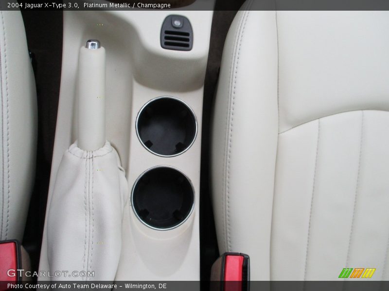 Platinum Metallic / Champagne 2004 Jaguar X-Type 3.0