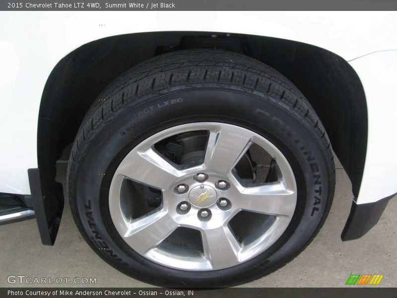 Summit White / Jet Black 2015 Chevrolet Tahoe LTZ 4WD