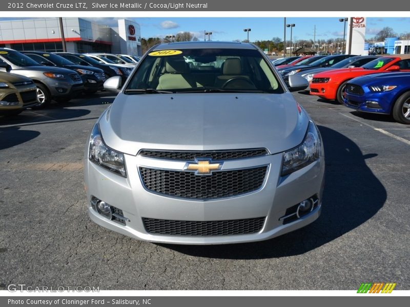 Silver Ice Metallic / Cocoa/Light Neutral 2012 Chevrolet Cruze LTZ