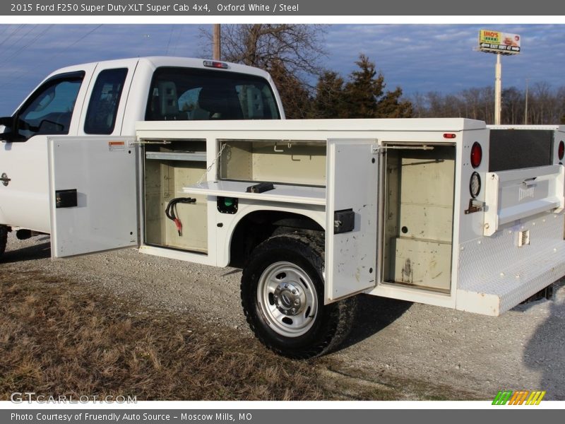 Oxford White / Steel 2015 Ford F250 Super Duty XLT Super Cab 4x4