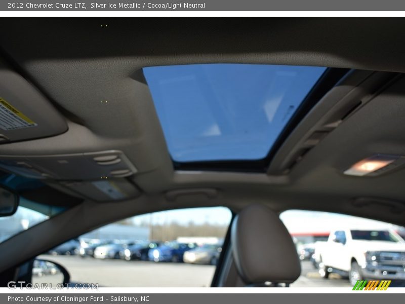 Silver Ice Metallic / Cocoa/Light Neutral 2012 Chevrolet Cruze LTZ