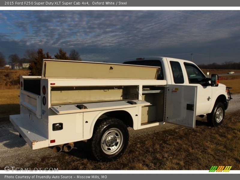 Oxford White / Steel 2015 Ford F250 Super Duty XLT Super Cab 4x4