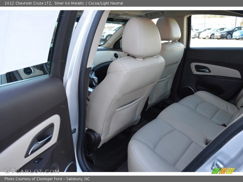 Silver Ice Metallic / Cocoa/Light Neutral 2012 Chevrolet Cruze LTZ