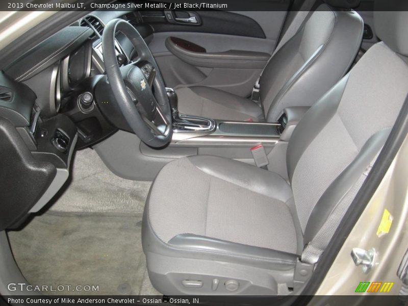 Champagne Silver Metallic / Jet Black/Titanium 2013 Chevrolet Malibu LT
