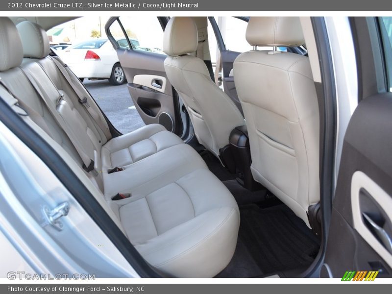 Silver Ice Metallic / Cocoa/Light Neutral 2012 Chevrolet Cruze LTZ
