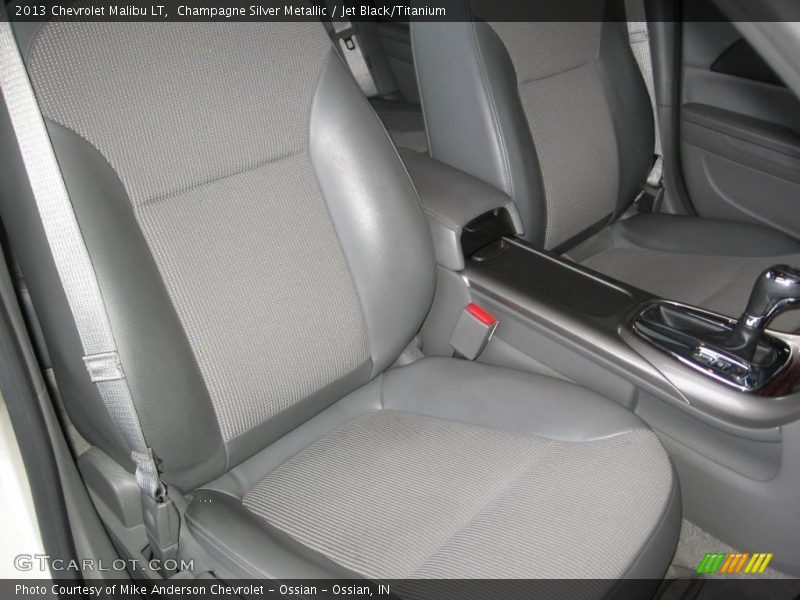 Champagne Silver Metallic / Jet Black/Titanium 2013 Chevrolet Malibu LT