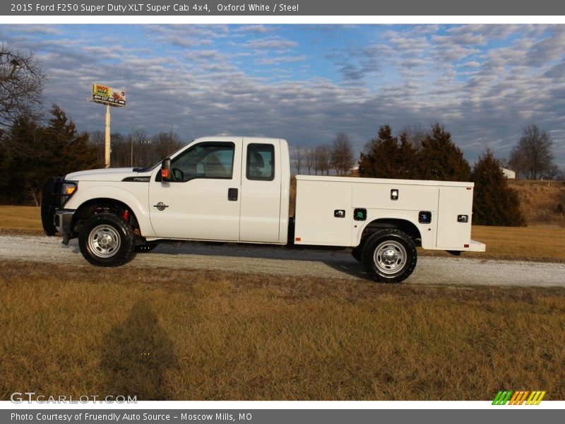 Oxford White / Steel 2015 Ford F250 Super Duty XLT Super Cab 4x4