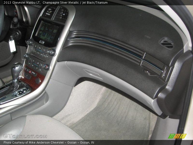 Champagne Silver Metallic / Jet Black/Titanium 2013 Chevrolet Malibu LT