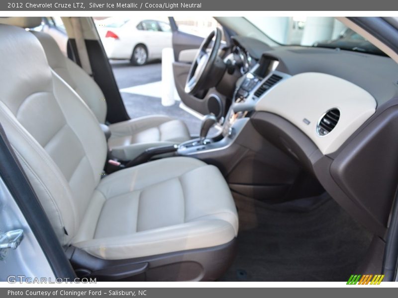 Silver Ice Metallic / Cocoa/Light Neutral 2012 Chevrolet Cruze LTZ