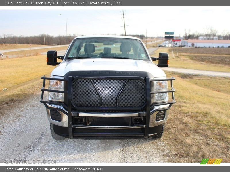 Oxford White / Steel 2015 Ford F250 Super Duty XLT Super Cab 4x4