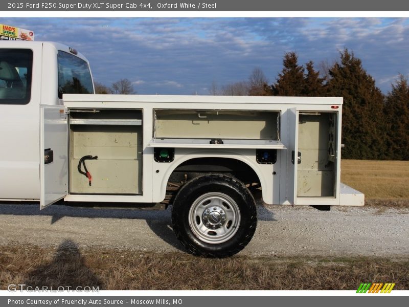 Oxford White / Steel 2015 Ford F250 Super Duty XLT Super Cab 4x4