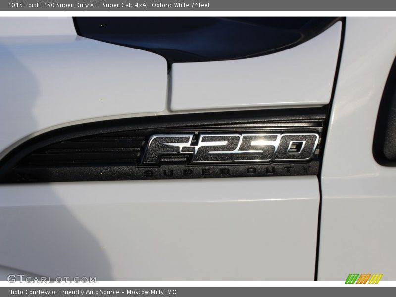 Oxford White / Steel 2015 Ford F250 Super Duty XLT Super Cab 4x4