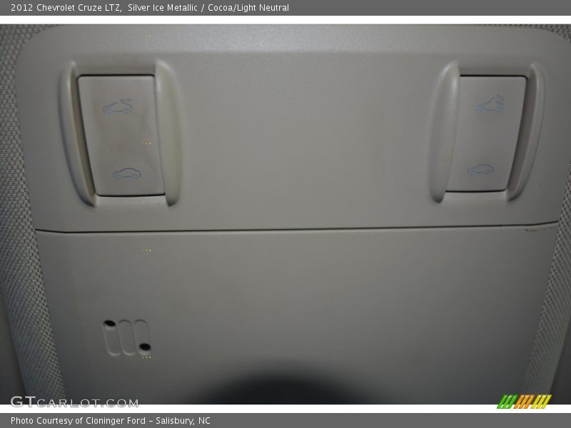 Silver Ice Metallic / Cocoa/Light Neutral 2012 Chevrolet Cruze LTZ