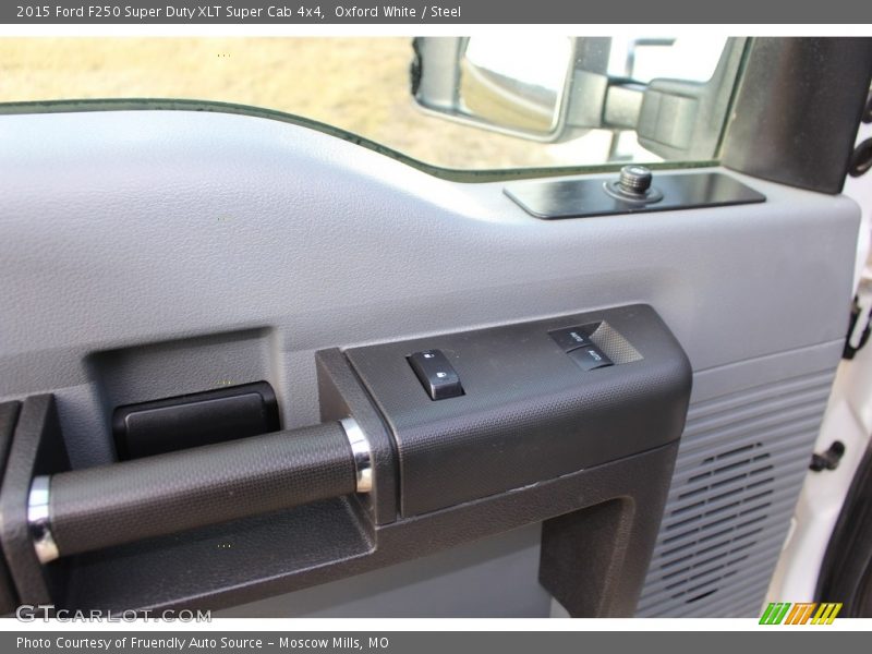 Oxford White / Steel 2015 Ford F250 Super Duty XLT Super Cab 4x4
