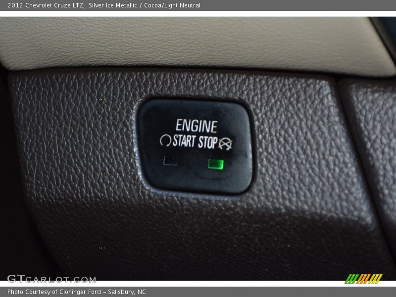 Silver Ice Metallic / Cocoa/Light Neutral 2012 Chevrolet Cruze LTZ