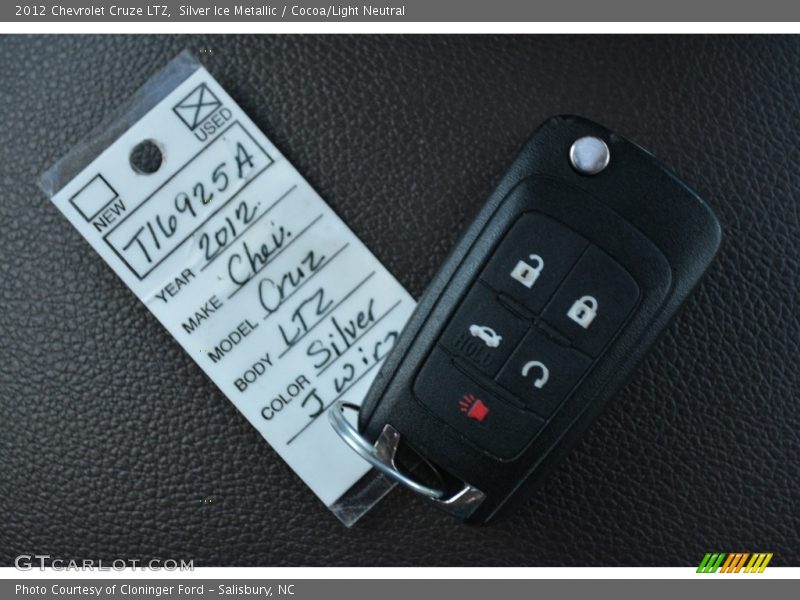 Silver Ice Metallic / Cocoa/Light Neutral 2012 Chevrolet Cruze LTZ