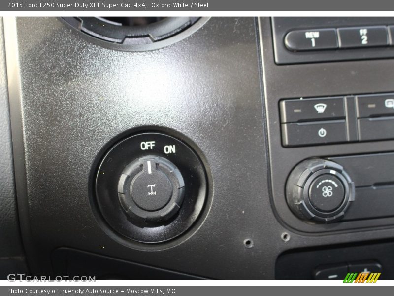 Oxford White / Steel 2015 Ford F250 Super Duty XLT Super Cab 4x4