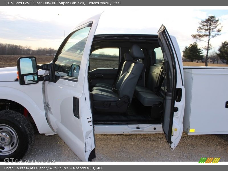 Oxford White / Steel 2015 Ford F250 Super Duty XLT Super Cab 4x4