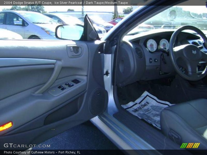 Ice Silver Pearlcoat / Dark Taupe/Medium Taupe 2004 Dodge Stratus R/T Coupe