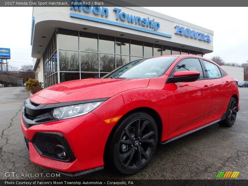 Rallye Red / Black 2017 Honda Civic Sport Hatchback