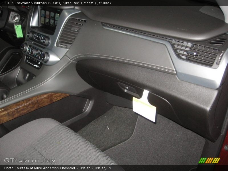 Siren Red Tintcoat / Jet Black 2017 Chevrolet Suburban LS 4WD