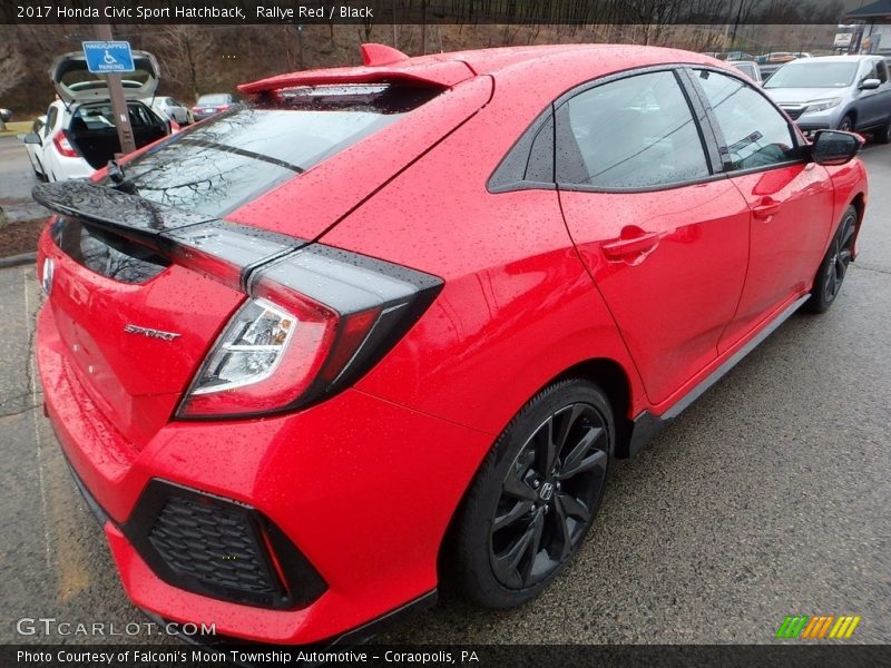 Rallye Red / Black 2017 Honda Civic Sport Hatchback