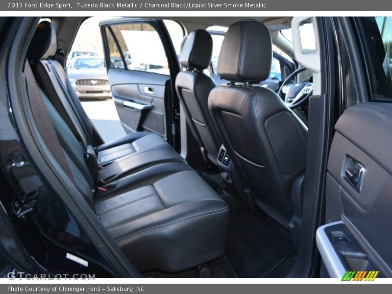 Tuxedo Black Metallic / Charcoal Black/Liquid Silver Smoke Metallic 2013 Ford Edge Sport