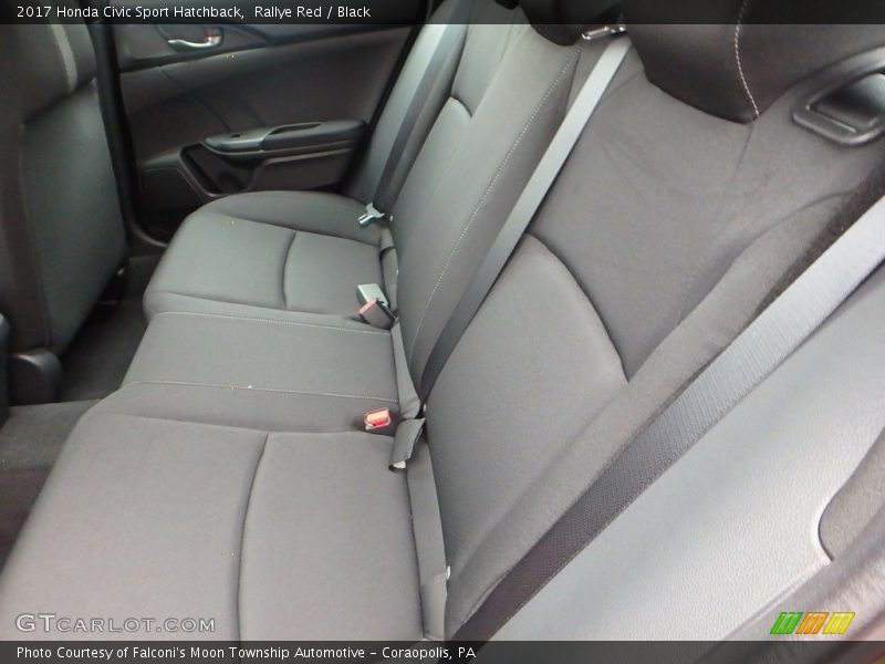 Rear Seat of 2017 Civic Sport Hatchback