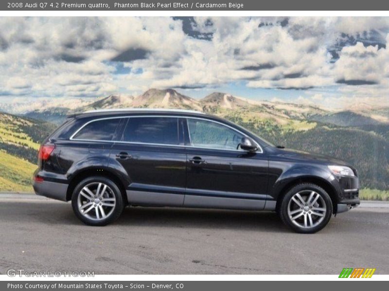 Phantom Black Pearl Effect / Cardamom Beige 2008 Audi Q7 4.2 Premium quattro