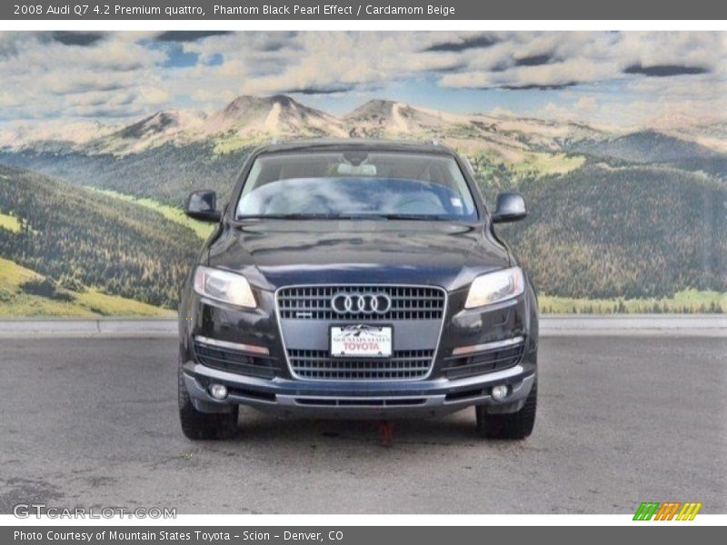 Phantom Black Pearl Effect / Cardamom Beige 2008 Audi Q7 4.2 Premium quattro